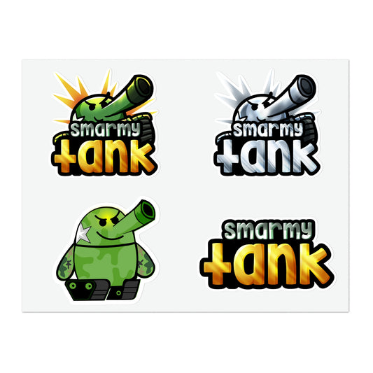 Smarmy Tank Sticker Sheets