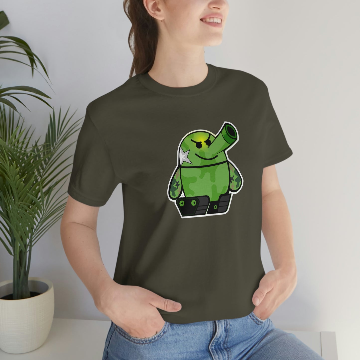 Smarmy Tank Cartoon Unisex T-shirt