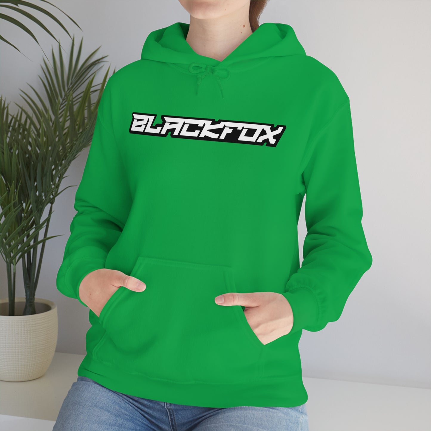 BlackFox Text Unisex Hoodie