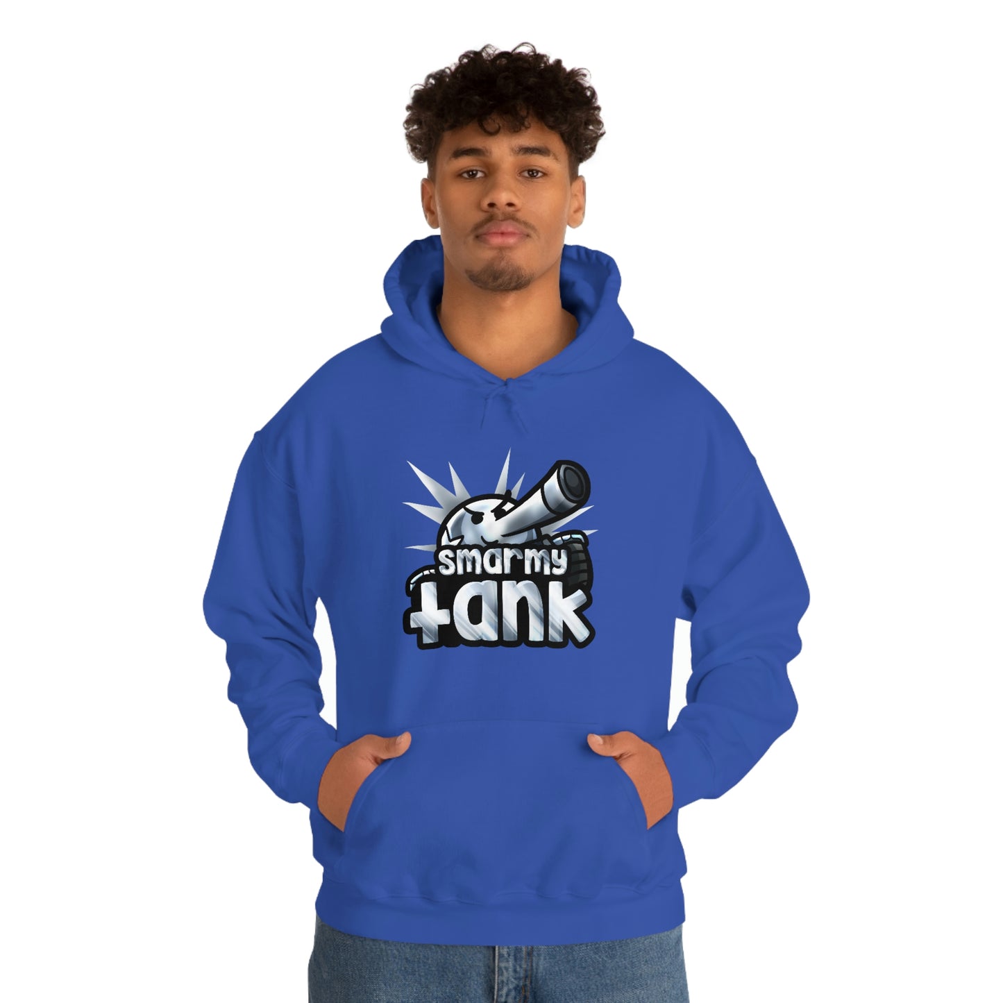 Chrome Smarmy Tank Unisex Hoodie