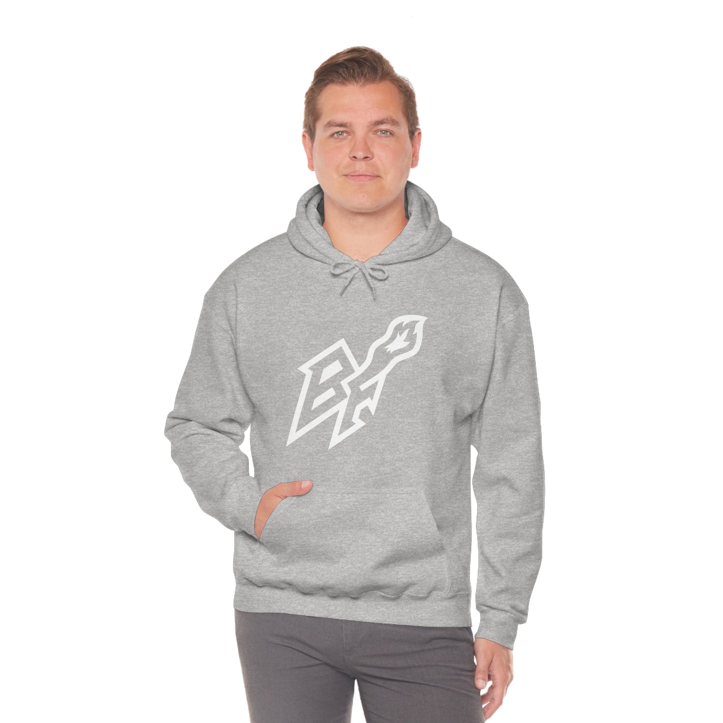 BlackFox Unisex Hoodie W/White Logo