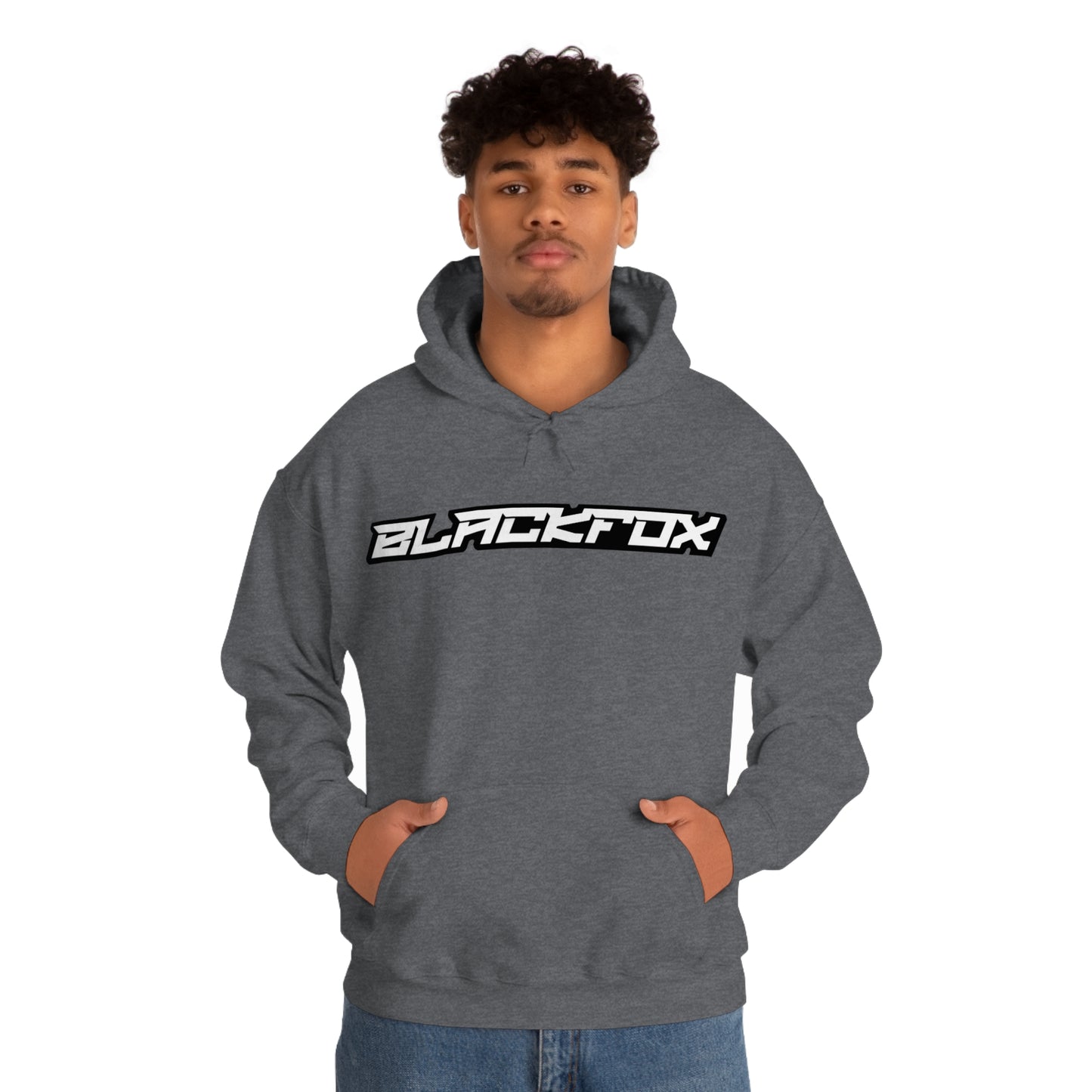 BlackFox Text Unisex Hoodie