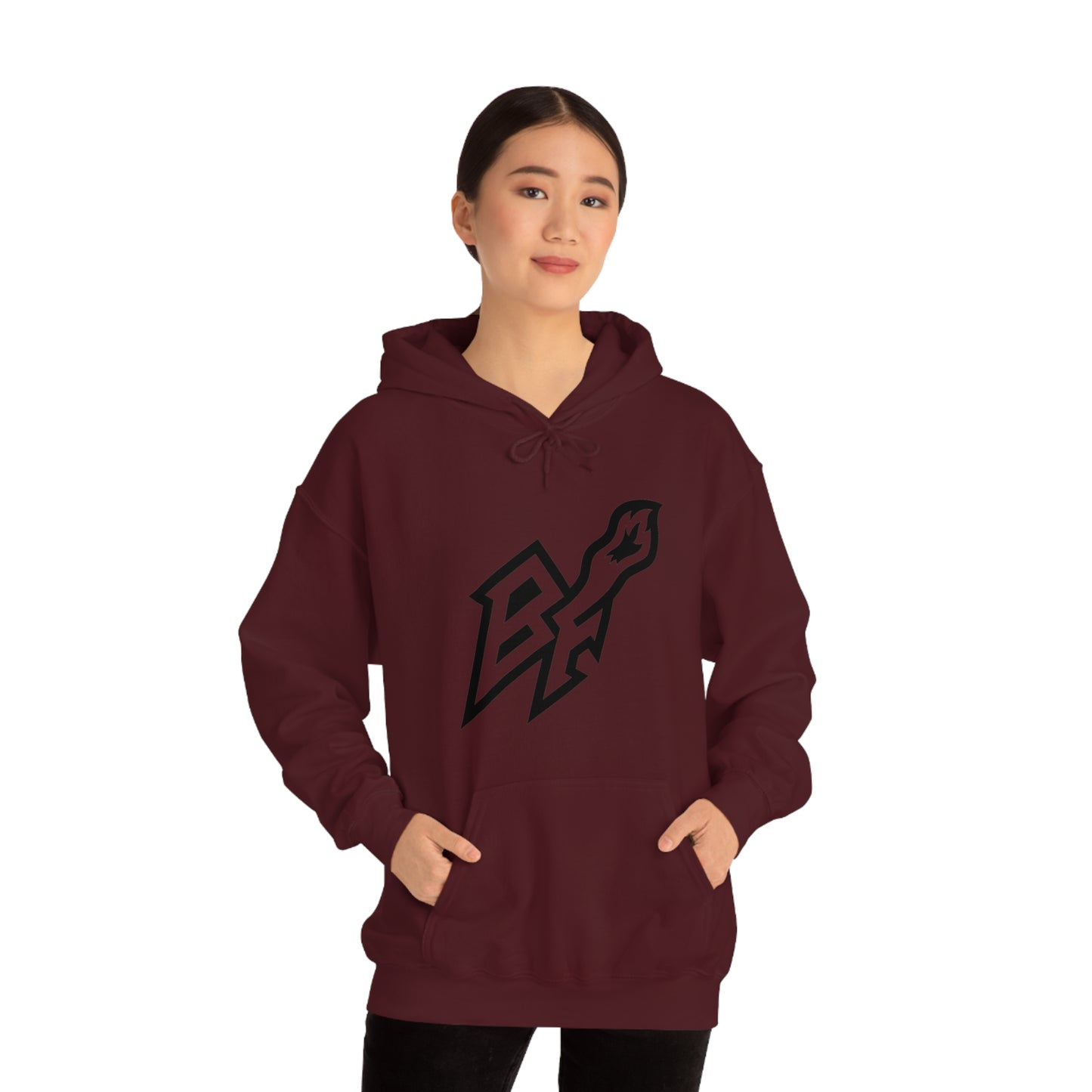 BlackFox Unisex Hoodie W/Black Logo