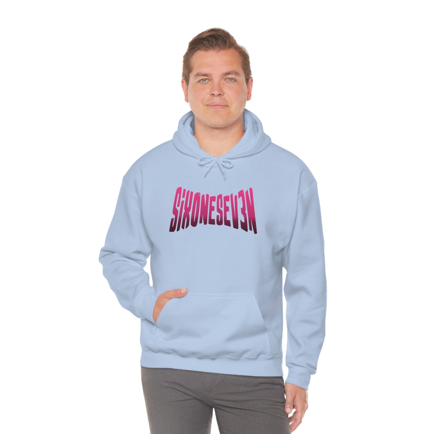 SixOneSev3n Text Unisex Hoodie