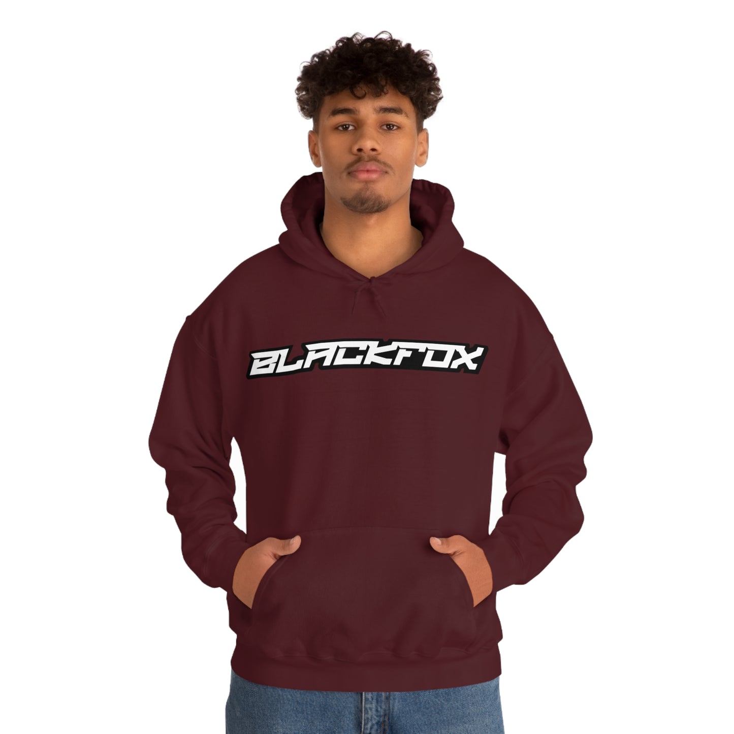 BlackFox Text Unisex Hoodie