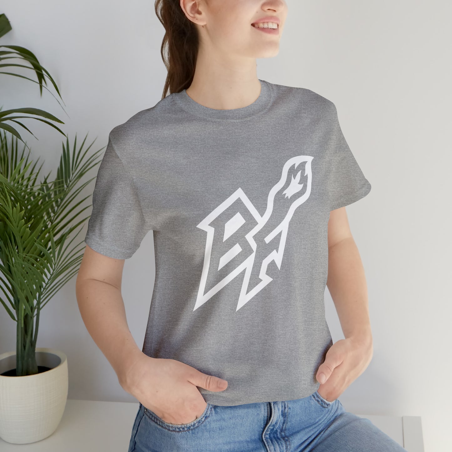 BlackFox Unisex T-shirt W/White Logo