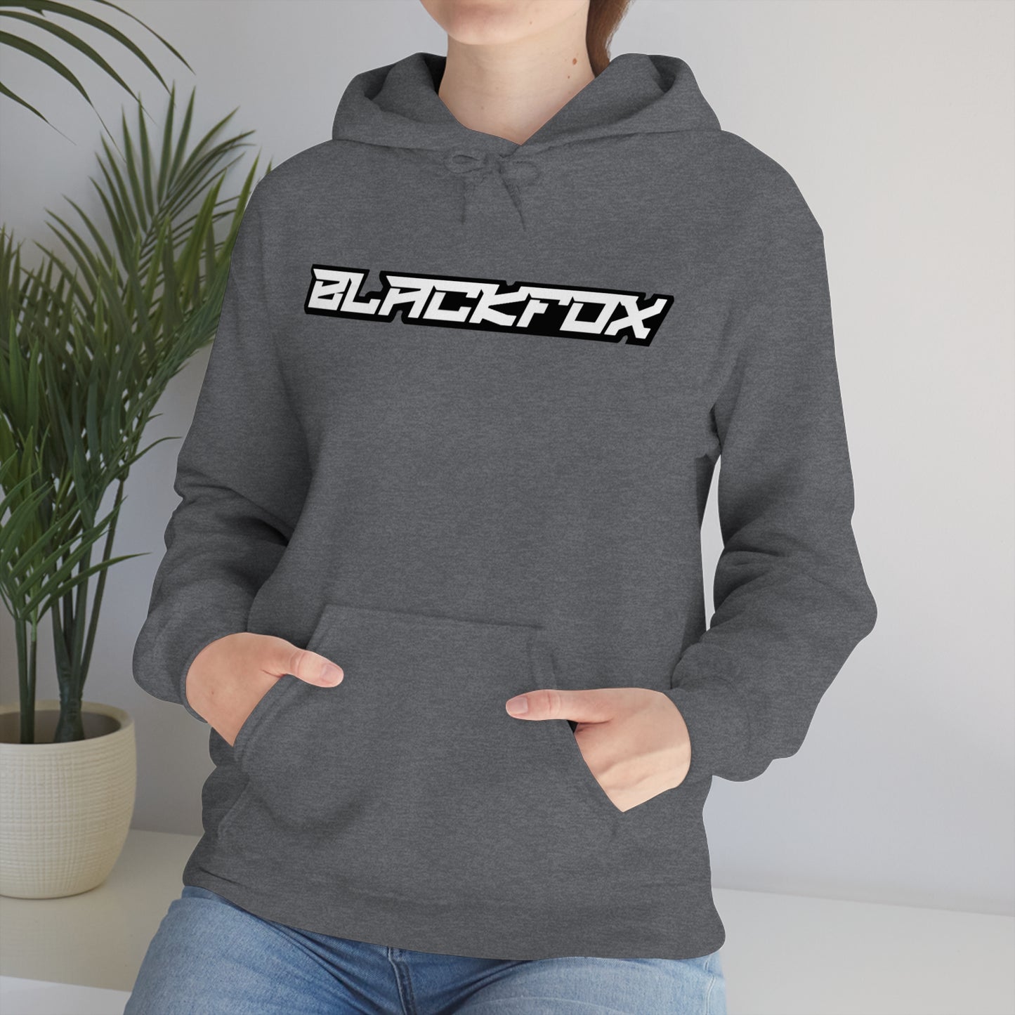 BlackFox Text Unisex Hoodie