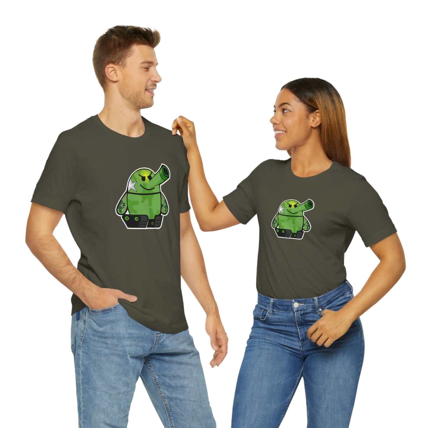 Smarmy Tank Cartoon Unisex T-shirt