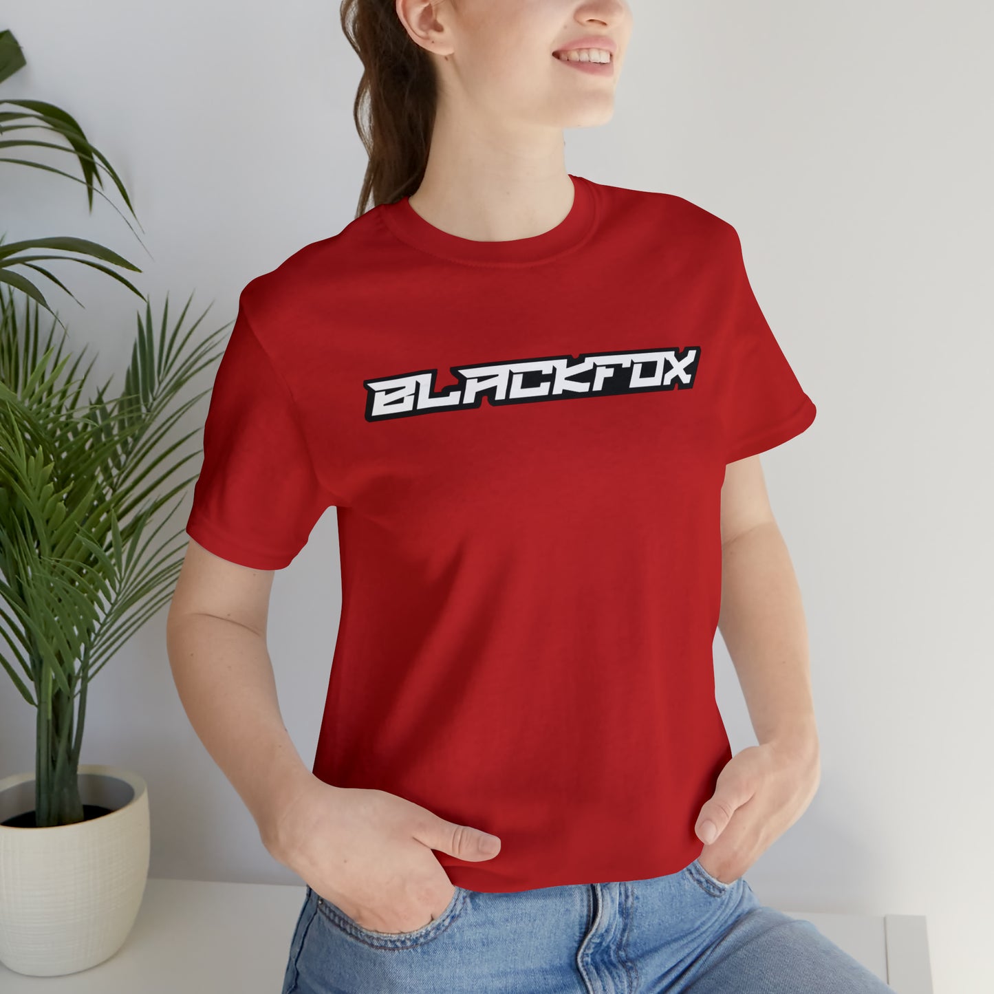 BlackFox Text Unisex T-shirt