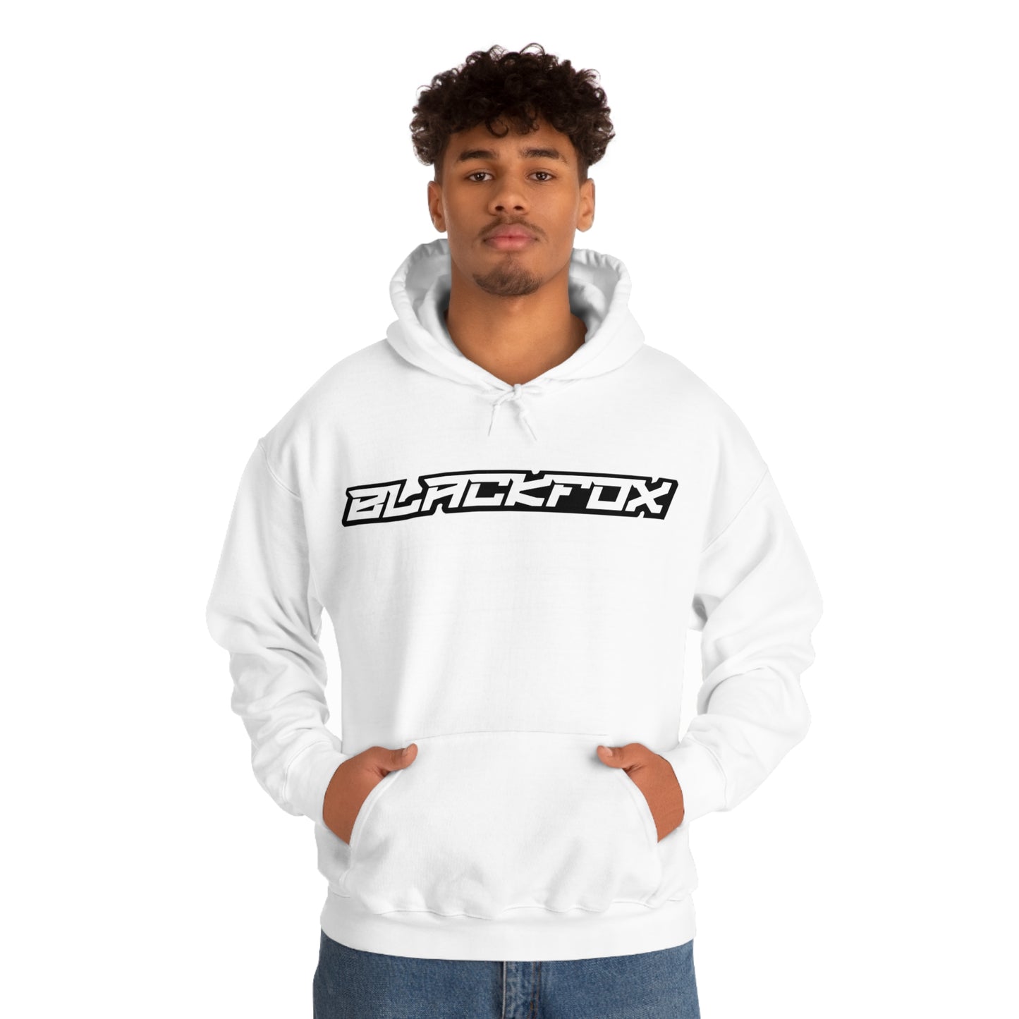 BlackFox Text Unisex Hoodie