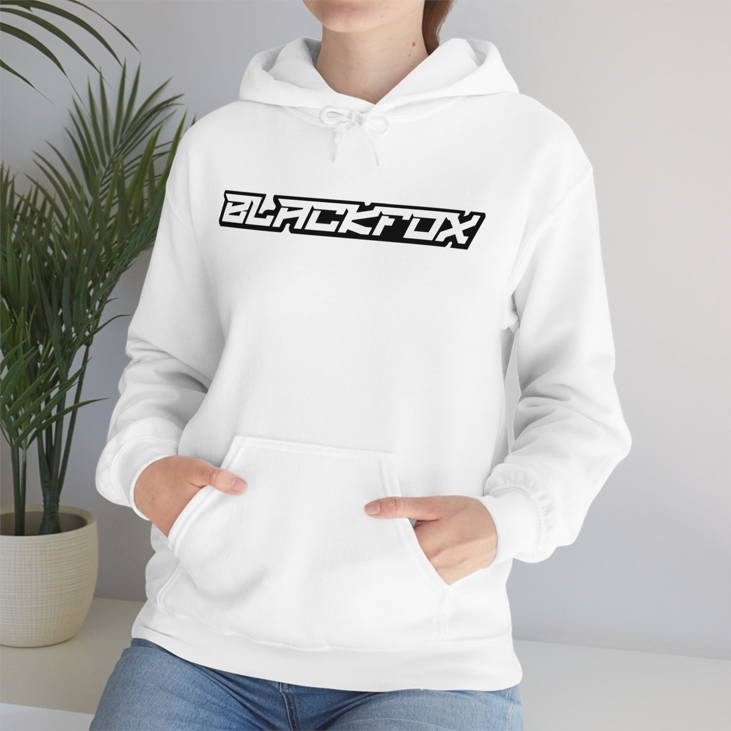 BlackFox Text Unisex Hoodie