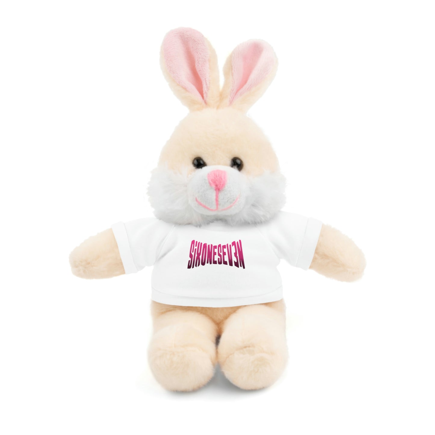 SixOneSev3n Text Stuffed Animals with Tee