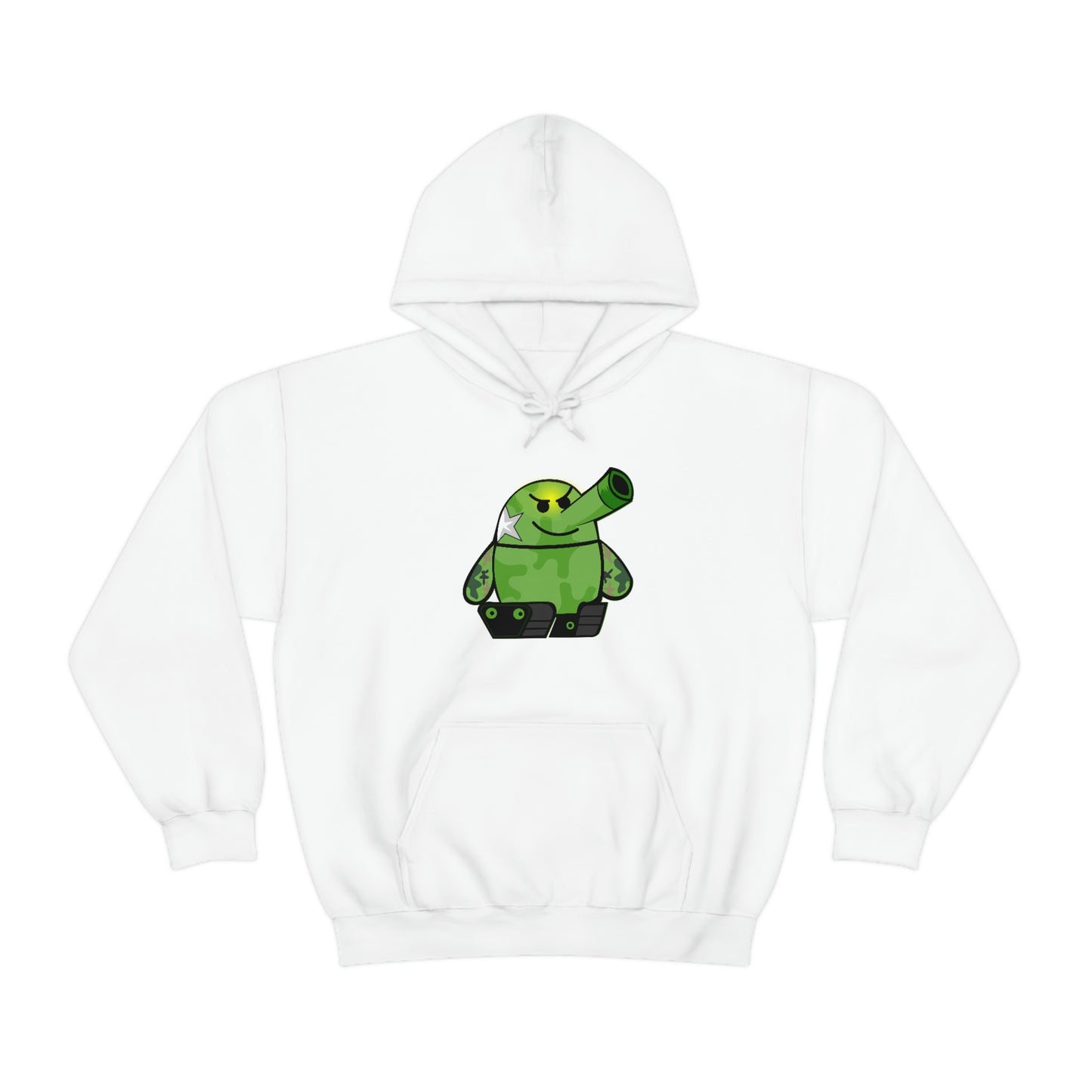 Smarmy Tank Cartoon Unisex Hoodie