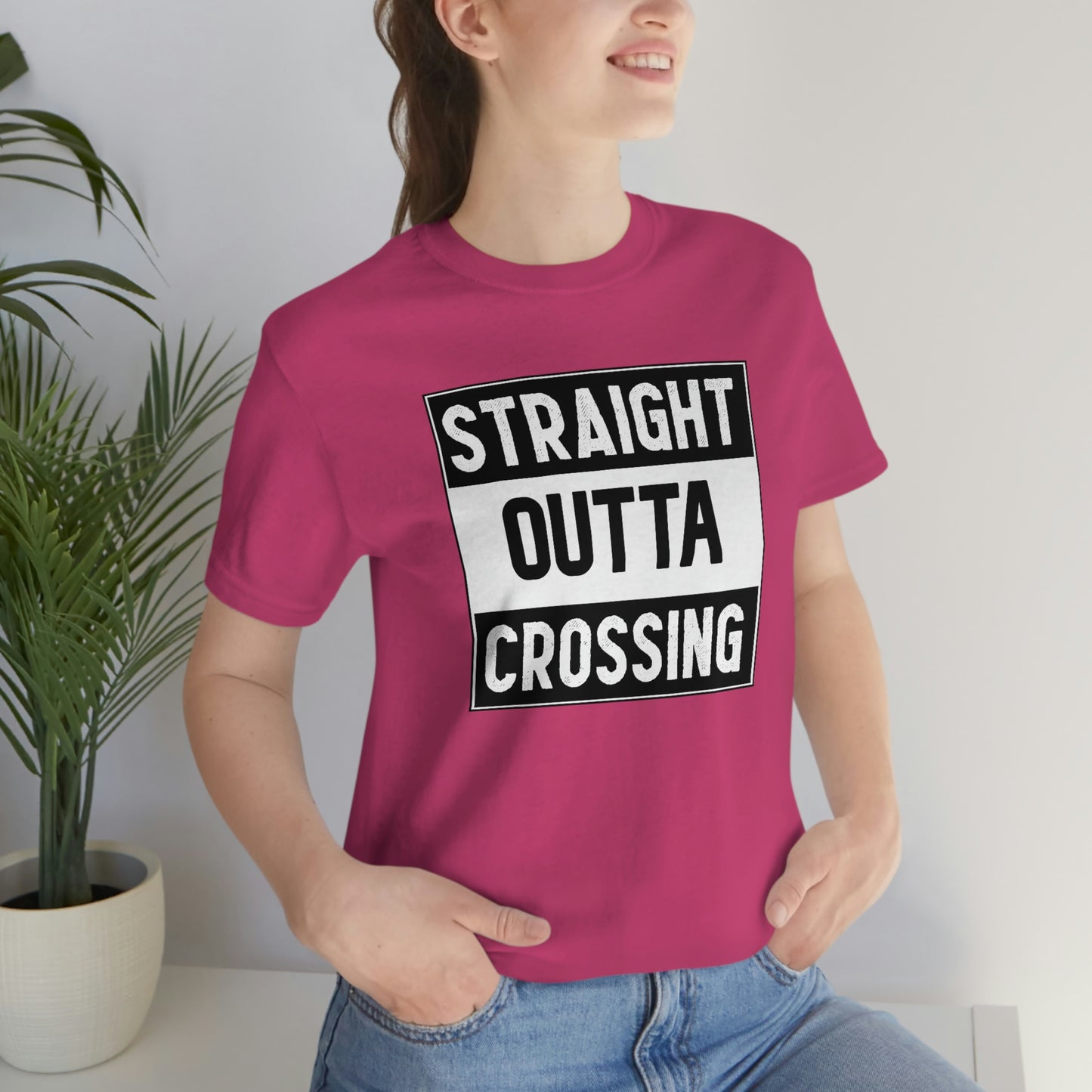 Straight Outta Crossing Unisex T-shirt