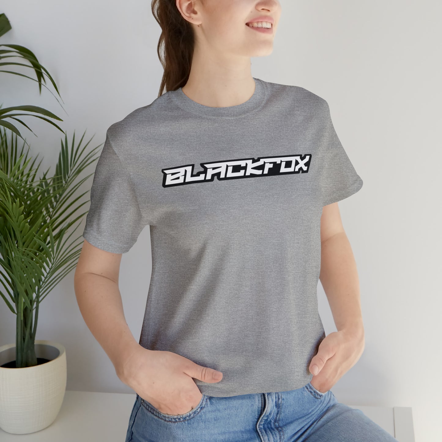 BlackFox Text Unisex T-shirt