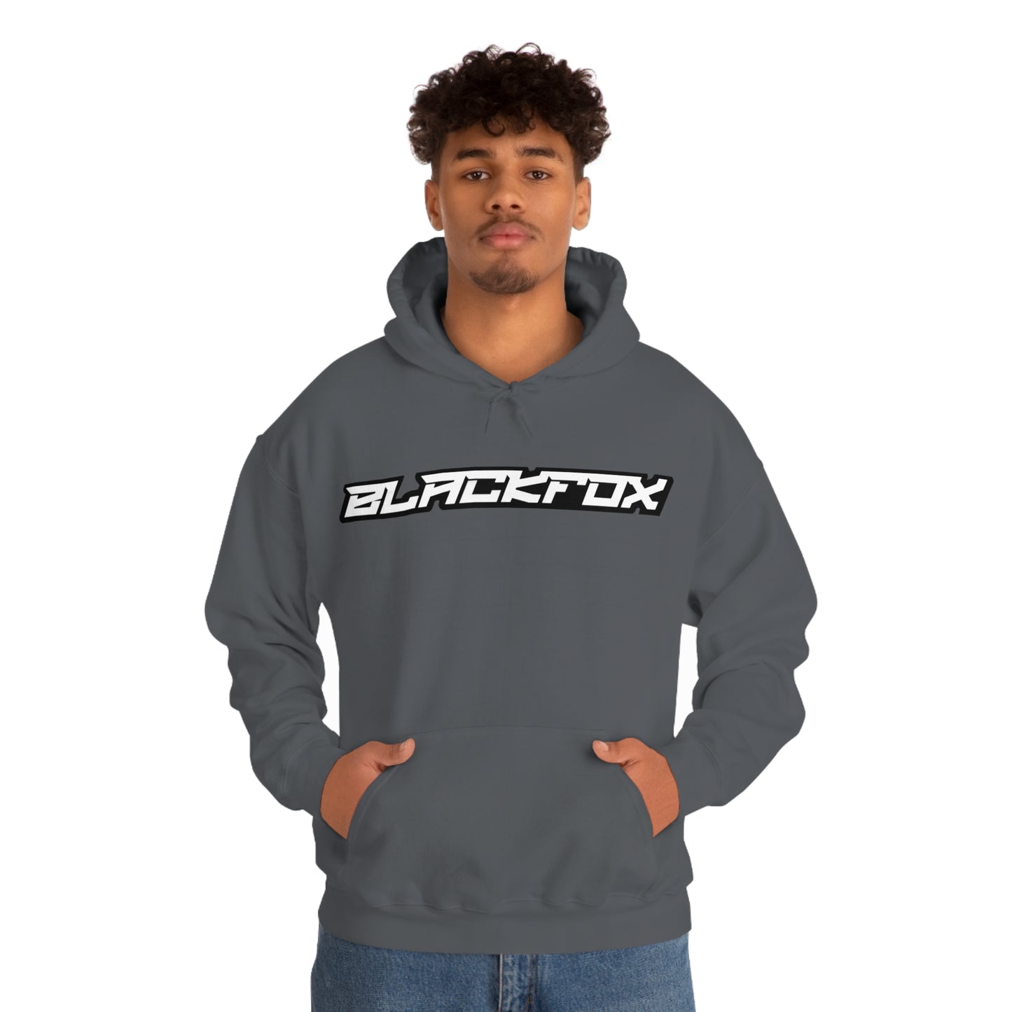 BlackFox Text Unisex Hoodie