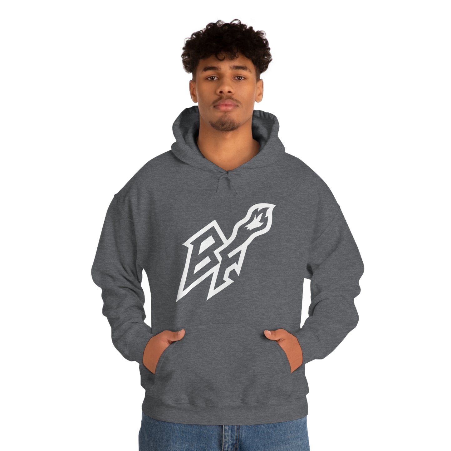 BlackFox Unisex Hoodie W/White Logo