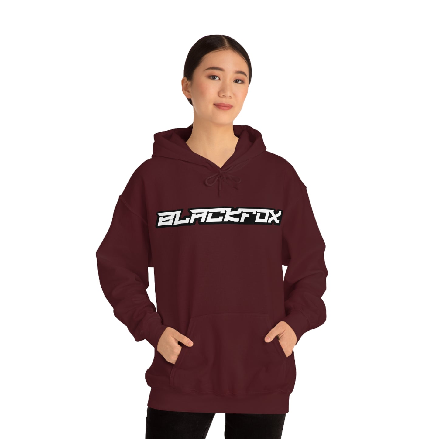 BlackFox Text Unisex Hoodie