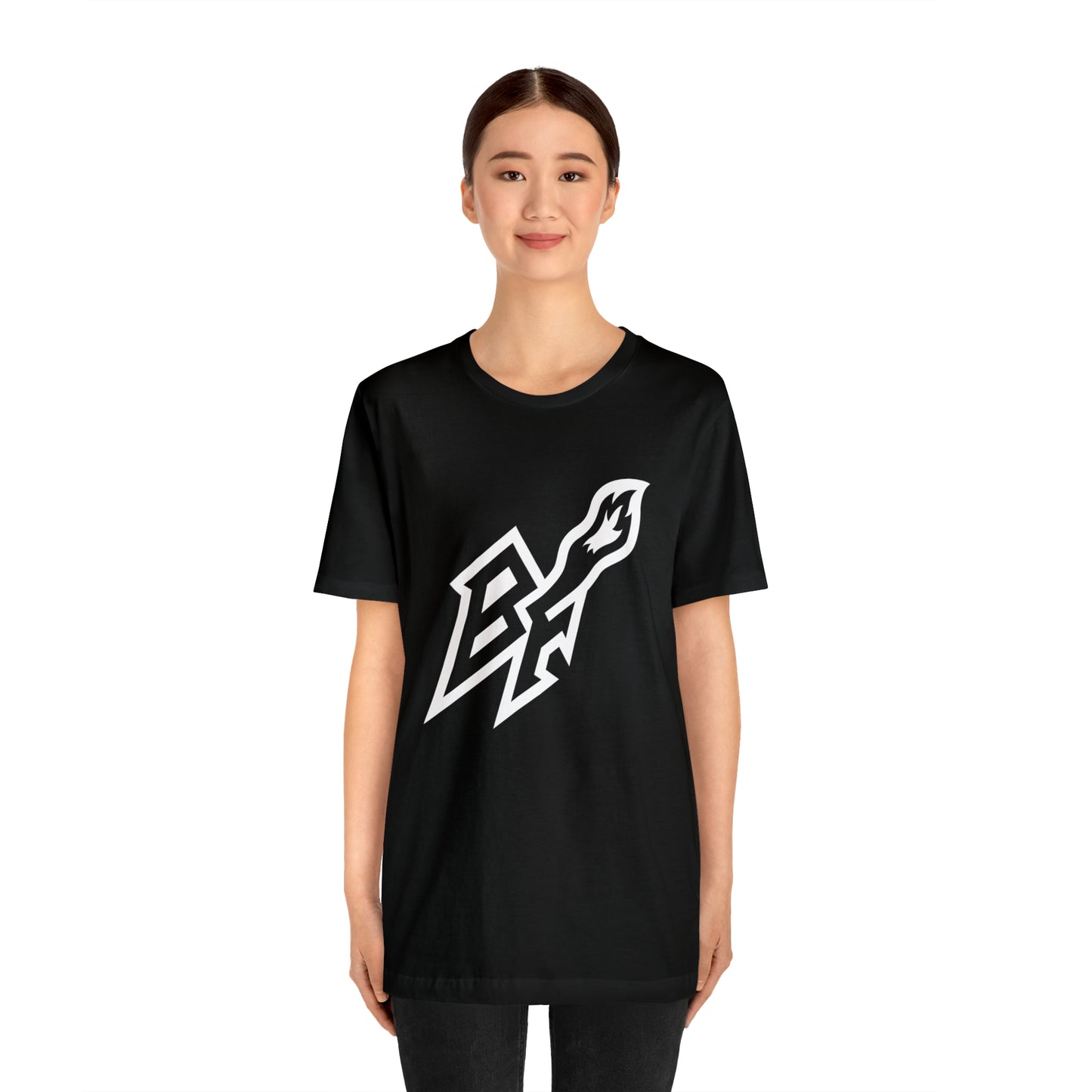 BlackFox Unisex T-shirt W/White Logo