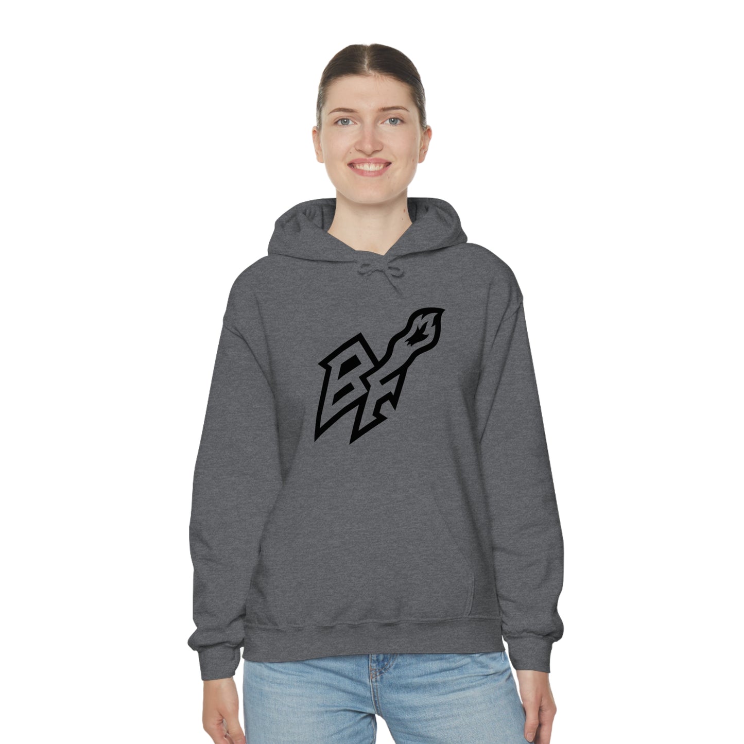 BlackFox Unisex Hoodie W/Black Logo