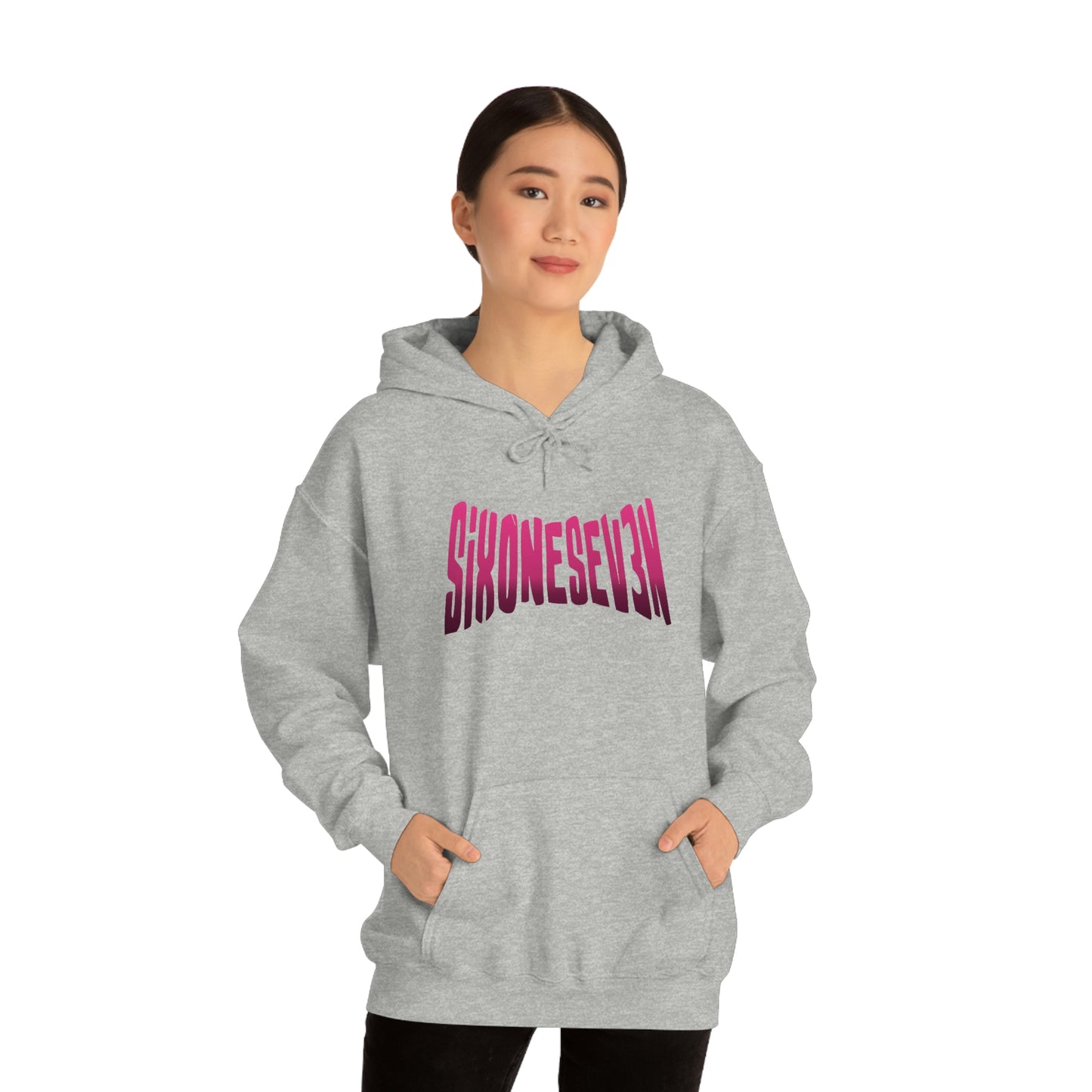 SixOneSev3n Text Unisex Hoodie