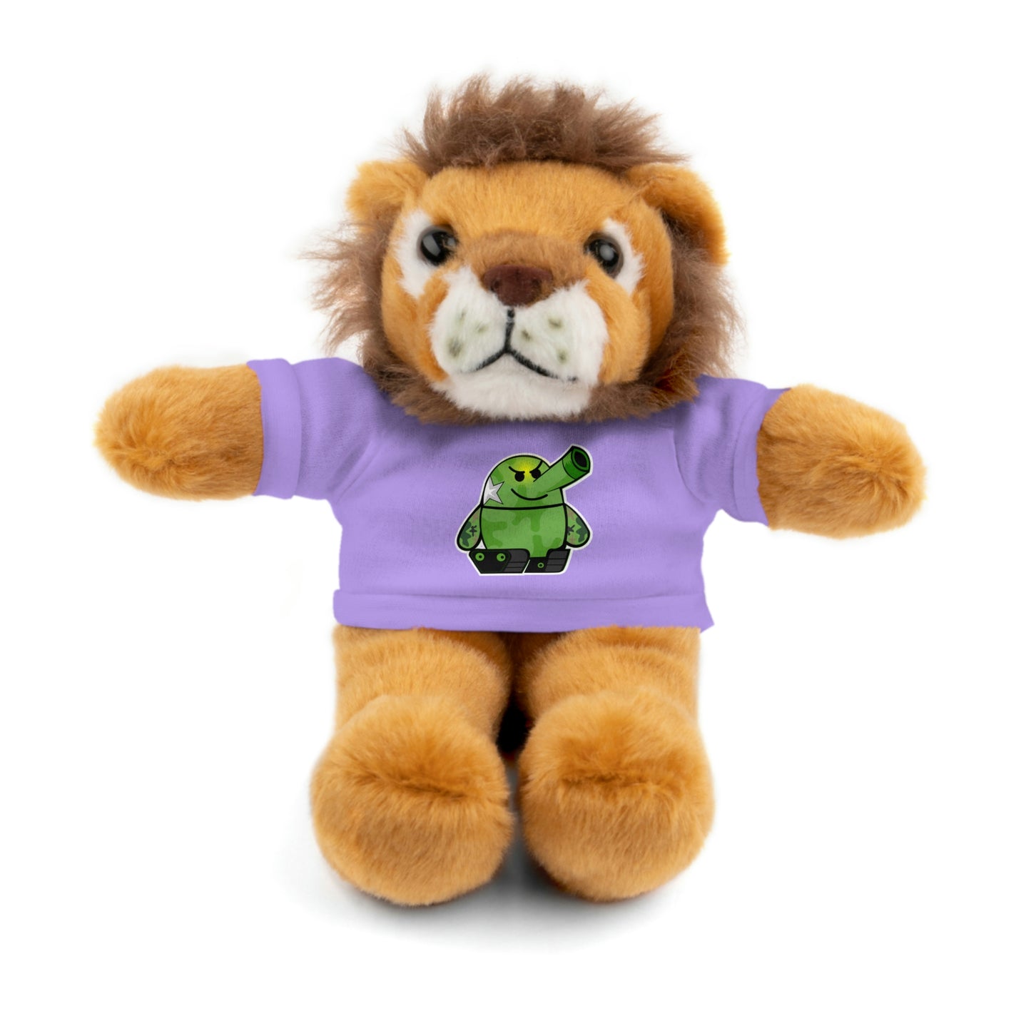 Smarmy Tank Cartoon Stuffed Animals with Tee