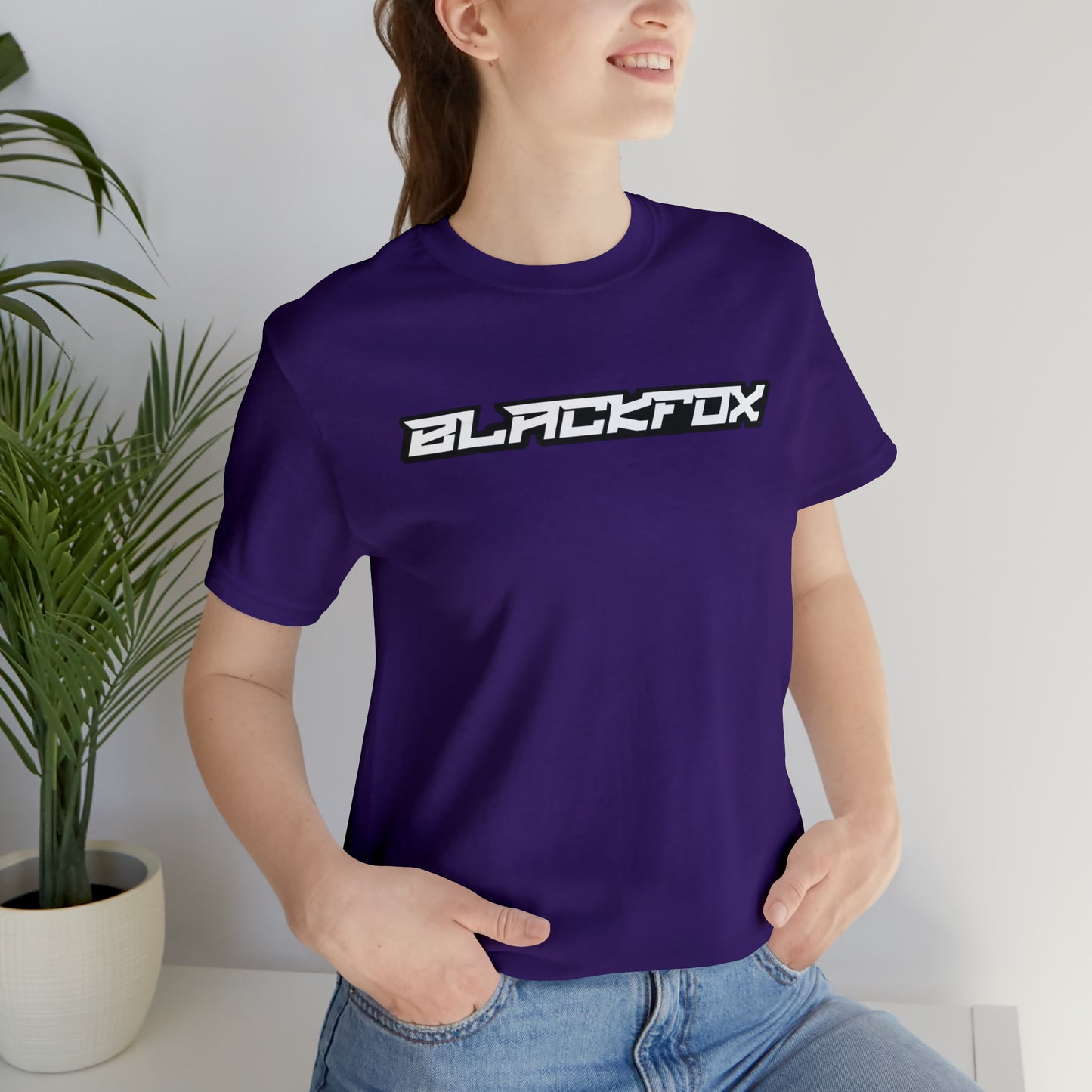 BlackFox Text Unisex T-shirt