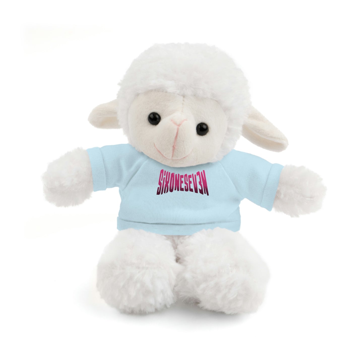 SixOneSev3n Text Stuffed Animals with Tee