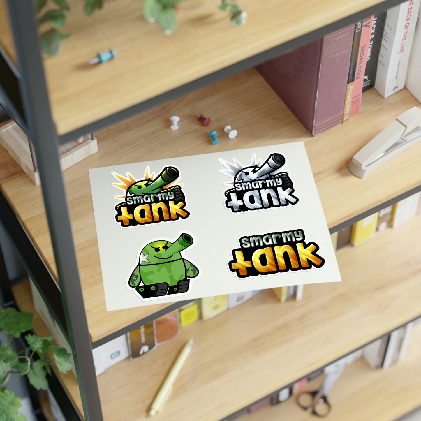 Smarmy Tank Sticker Sheets