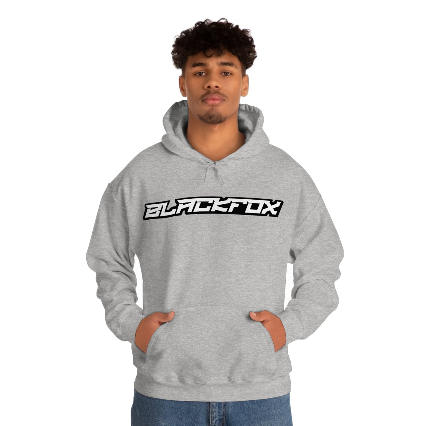 BlackFox Text Unisex Hoodie