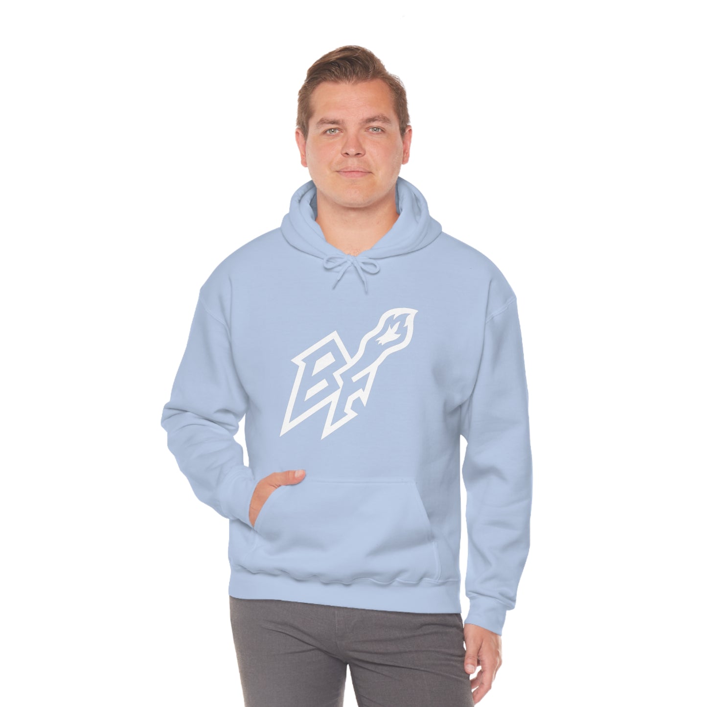 BlackFox Unisex Hoodie W/White Logo