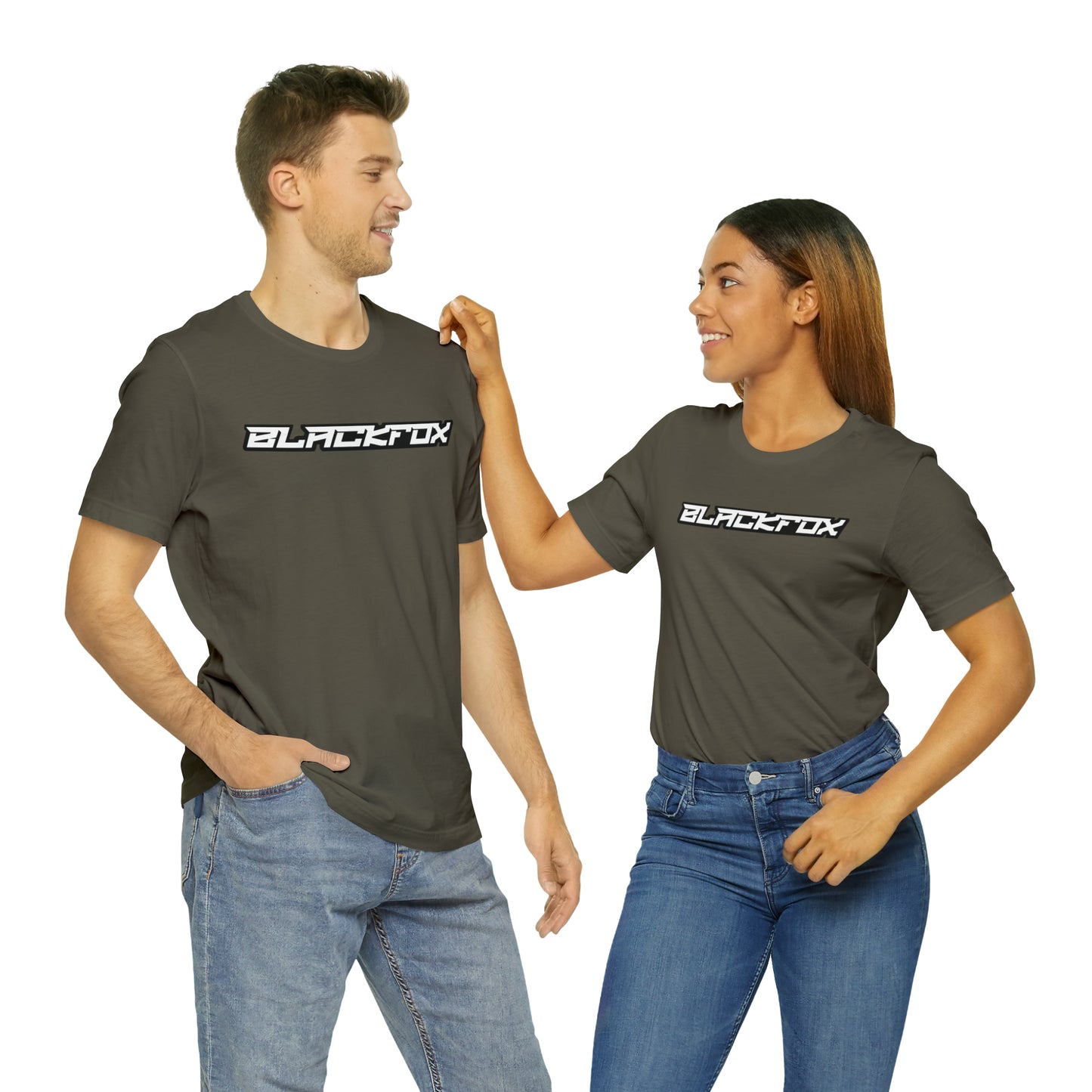 BlackFox Text Unisex T-shirt