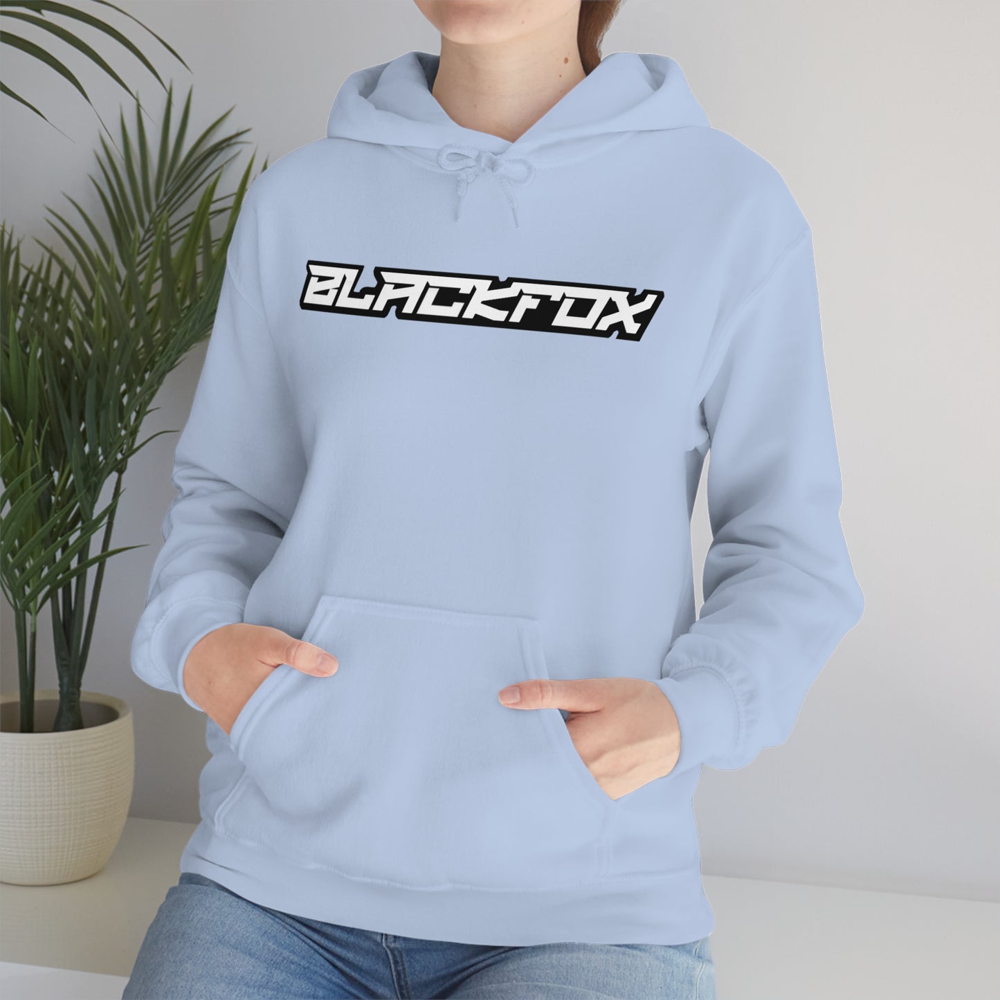 BlackFox Text Unisex Hoodie