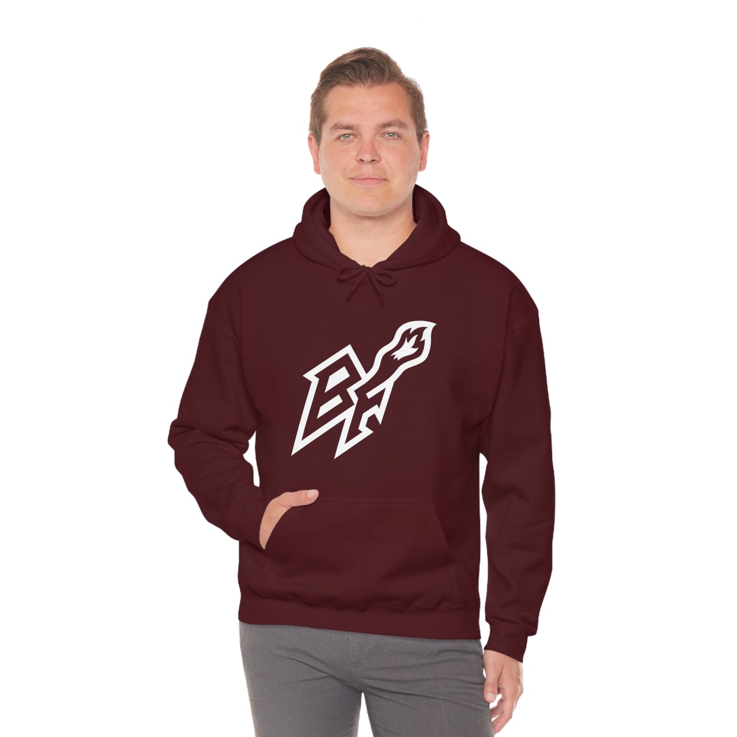 BlackFox Unisex Hoodie W/White Logo