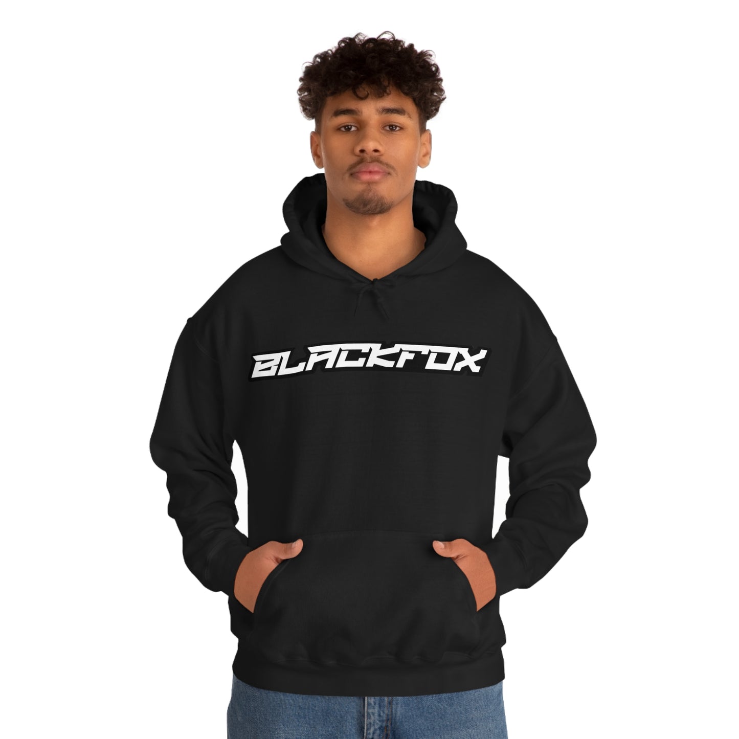 BlackFox Text Unisex Hoodie