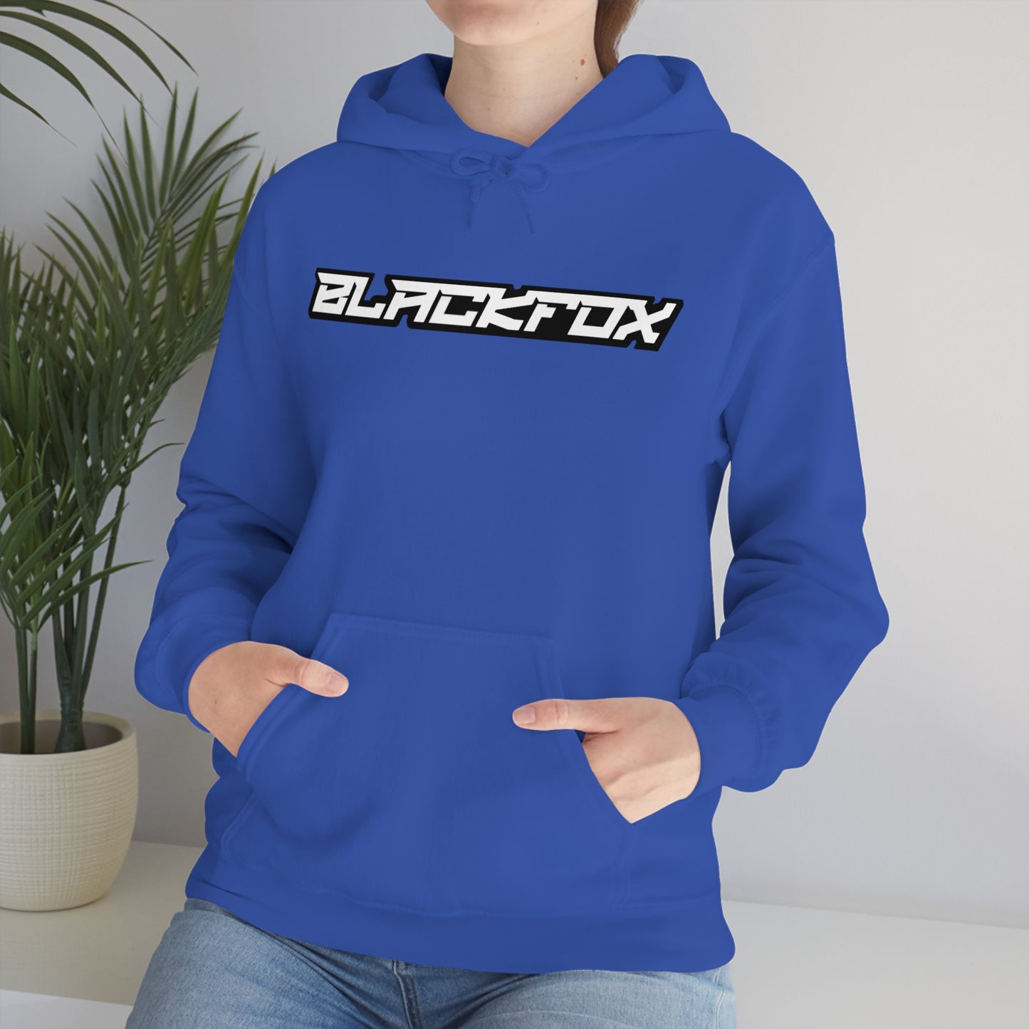 BlackFox Text Unisex Hoodie