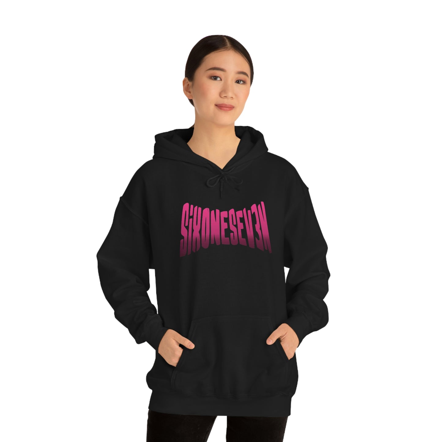 SixOneSev3n Text Unisex Hoodie