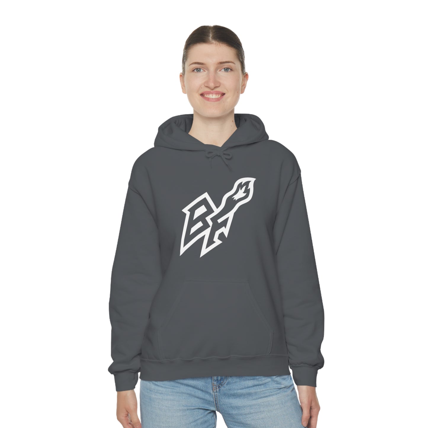 BlackFox Unisex Hoodie W/White Logo