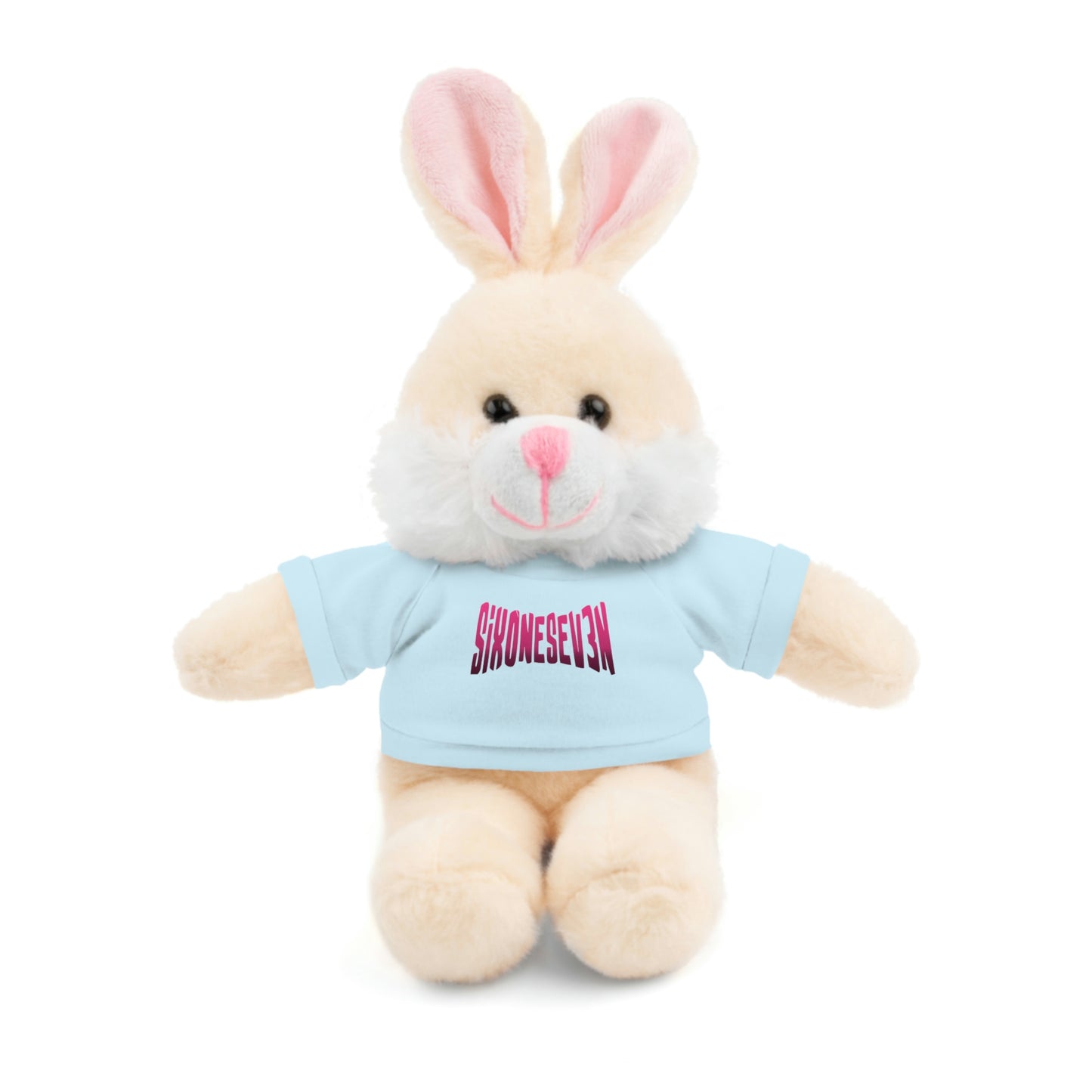 SixOneSev3n Text Stuffed Animals with Tee