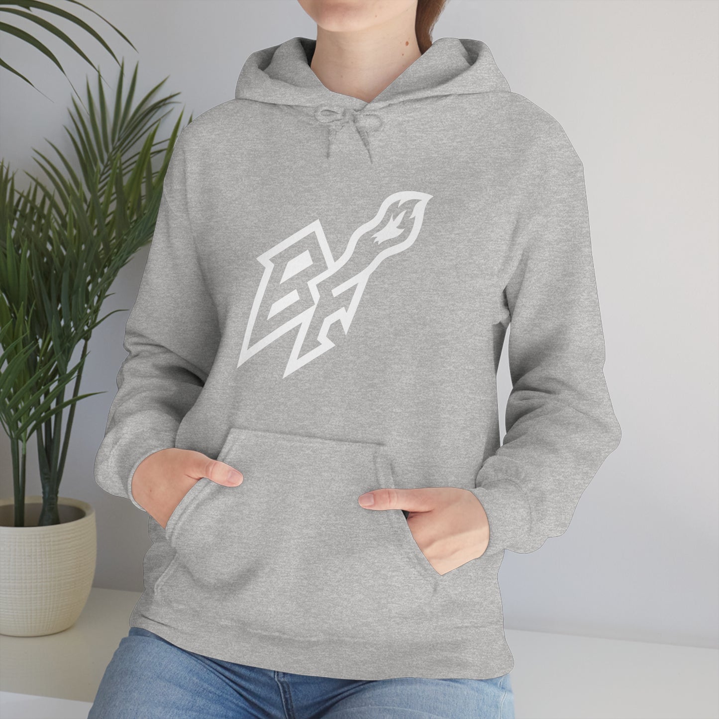 BlackFox Unisex Hoodie W/White Logo