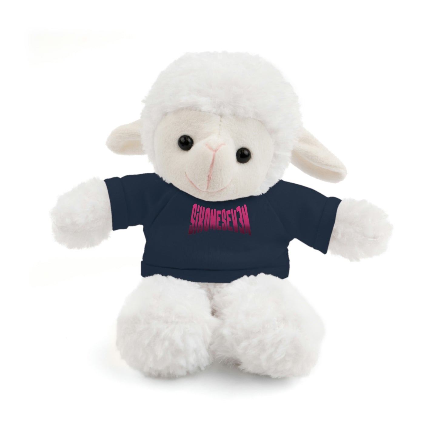 SixOneSev3n Text Stuffed Animals with Tee