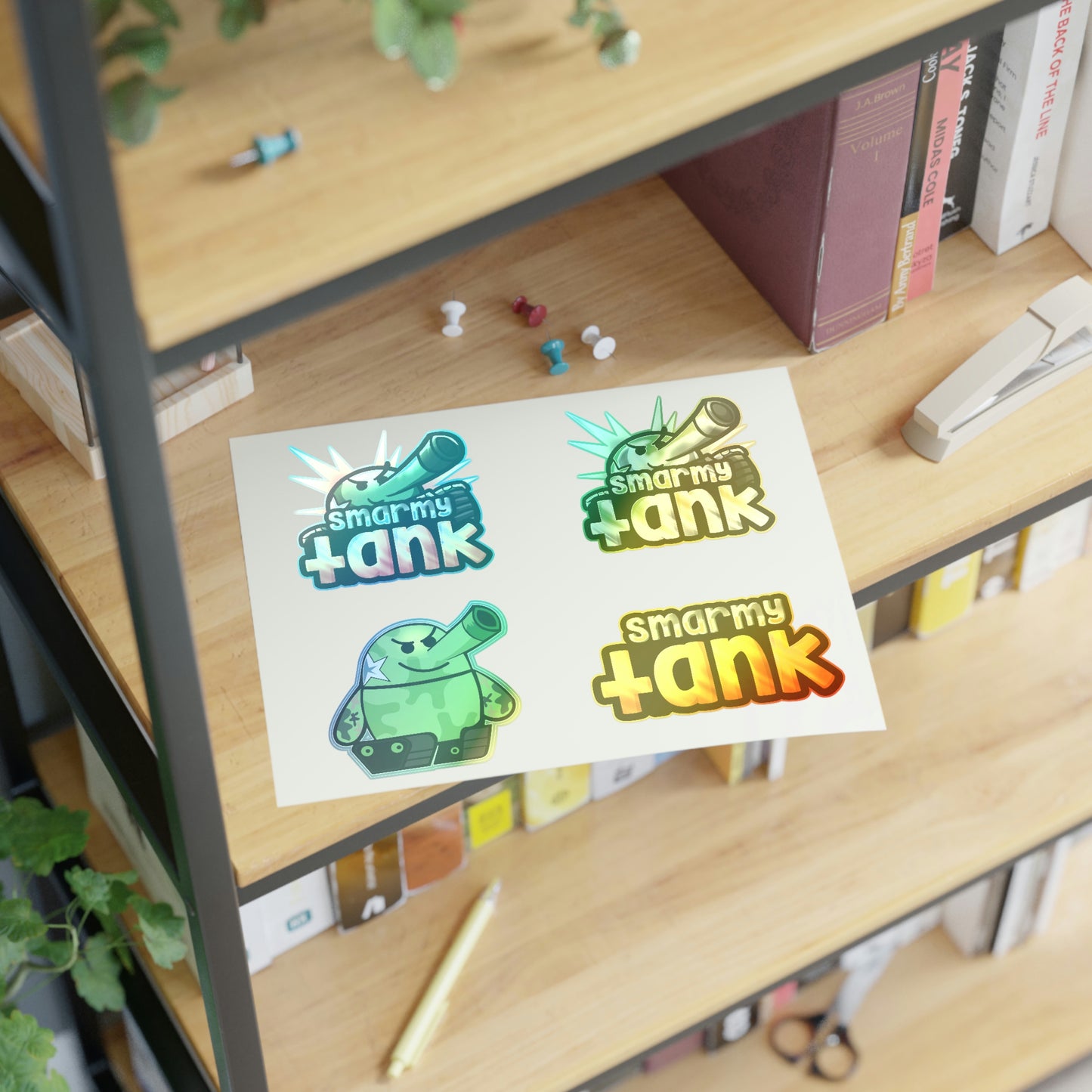 Smarmy Tank Sticker Sheets