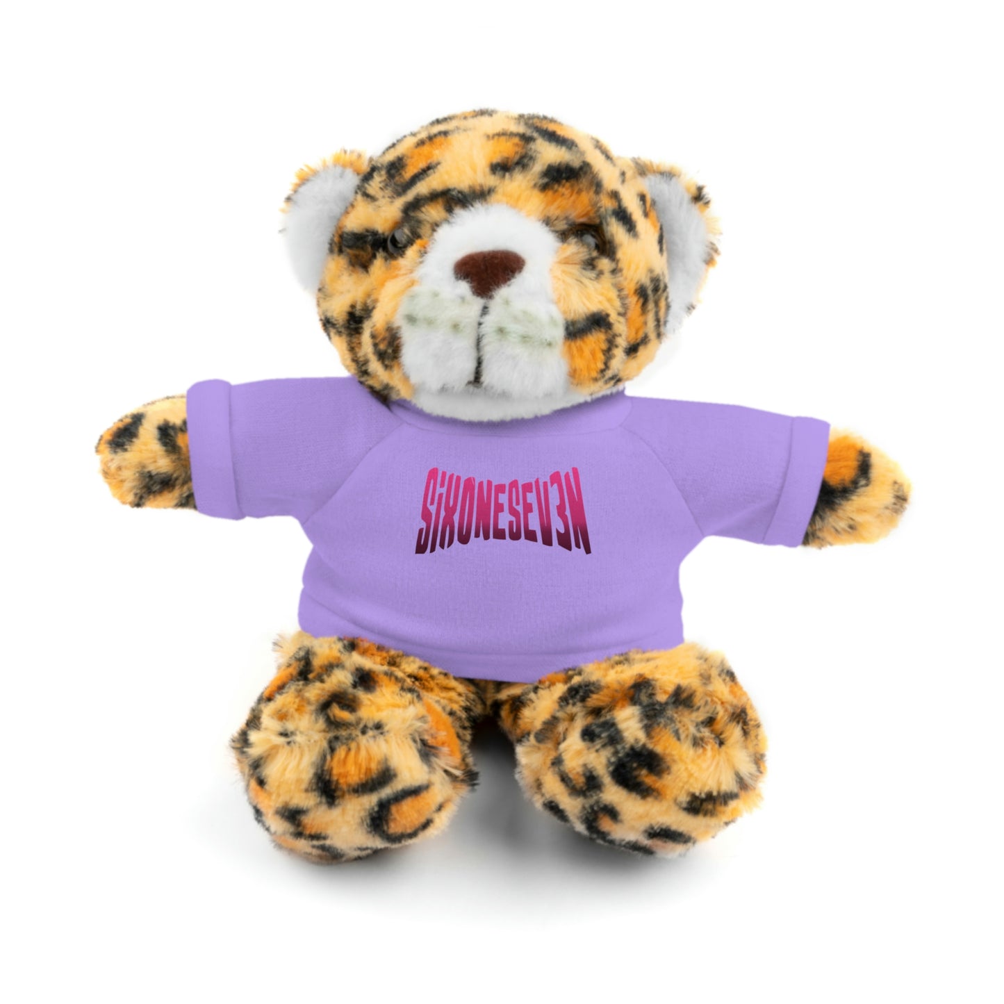 SixOneSev3n Text Stuffed Animals with Tee