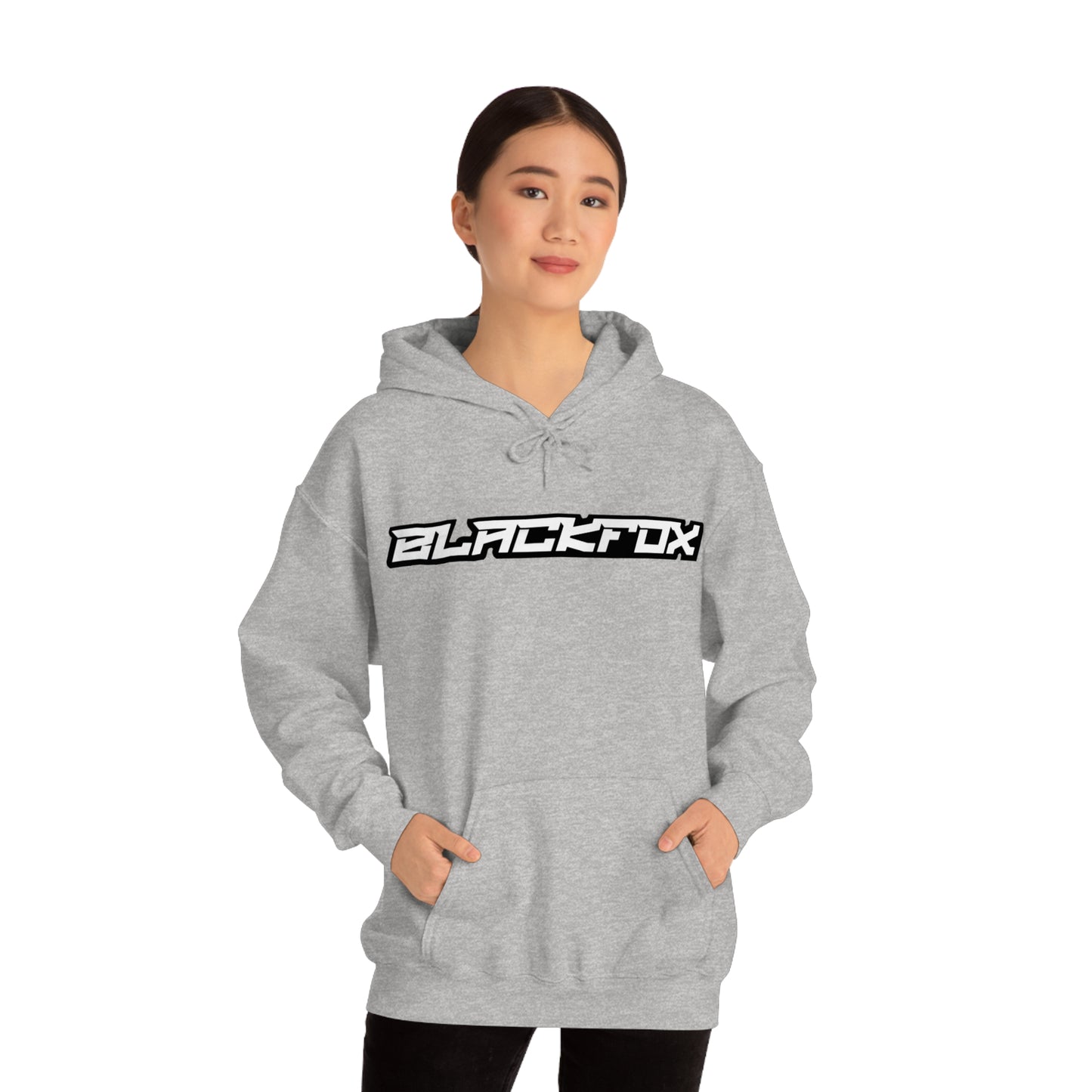 BlackFox Text Unisex Hoodie