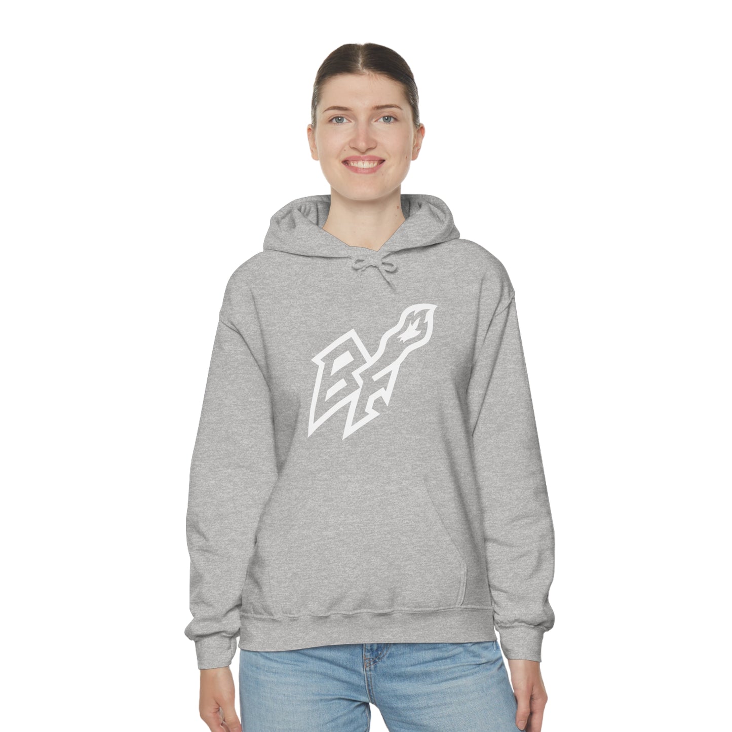 BlackFox Unisex Hoodie W/White Logo