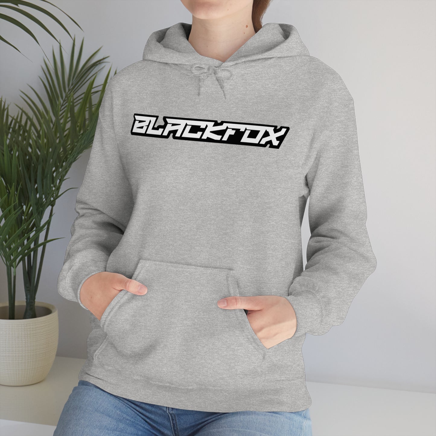 BlackFox Text Unisex Hoodie